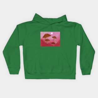 sentimental mushroom Kids Hoodie